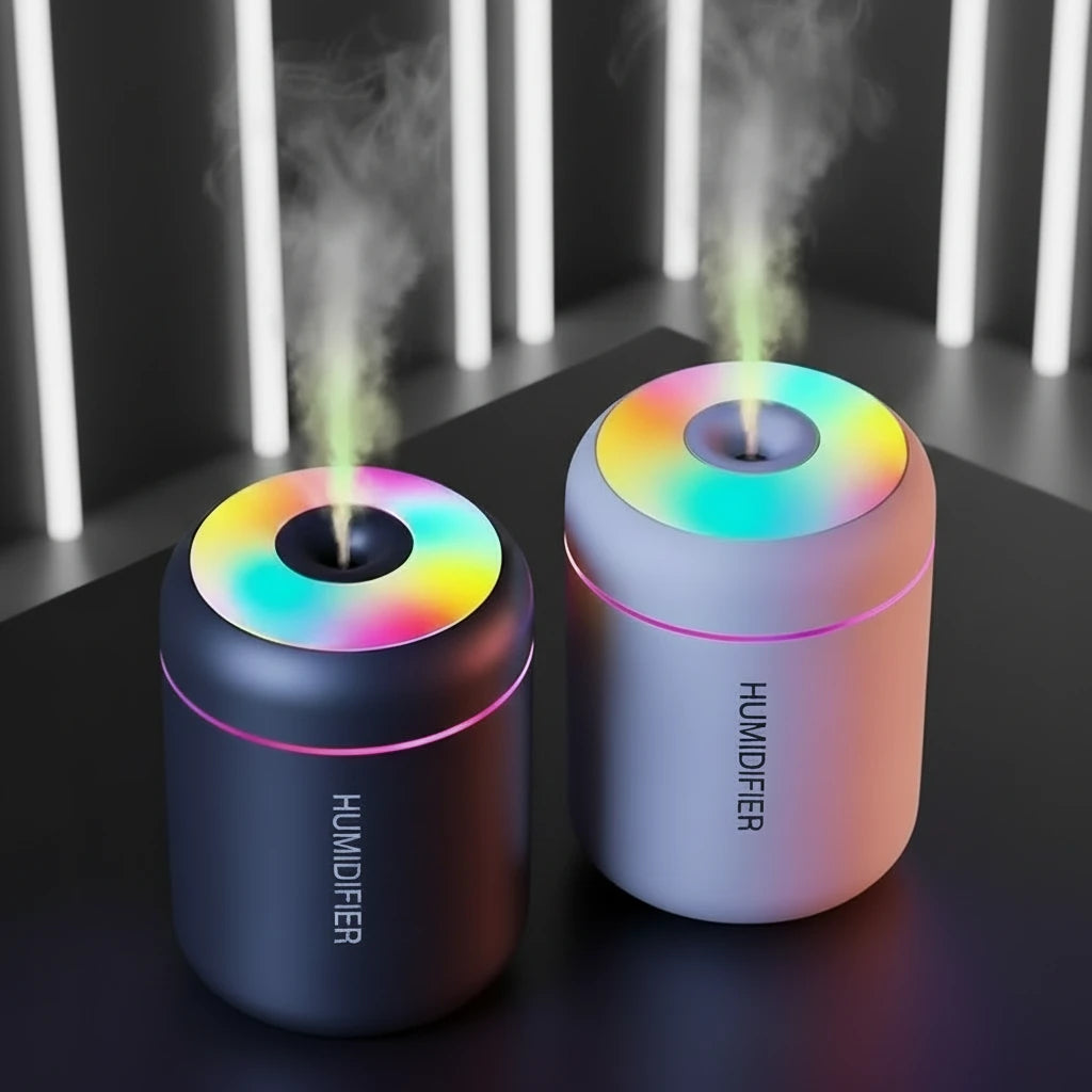 HUMIDIFICADOR DE AMBIENTE CON AROMATERAPIA